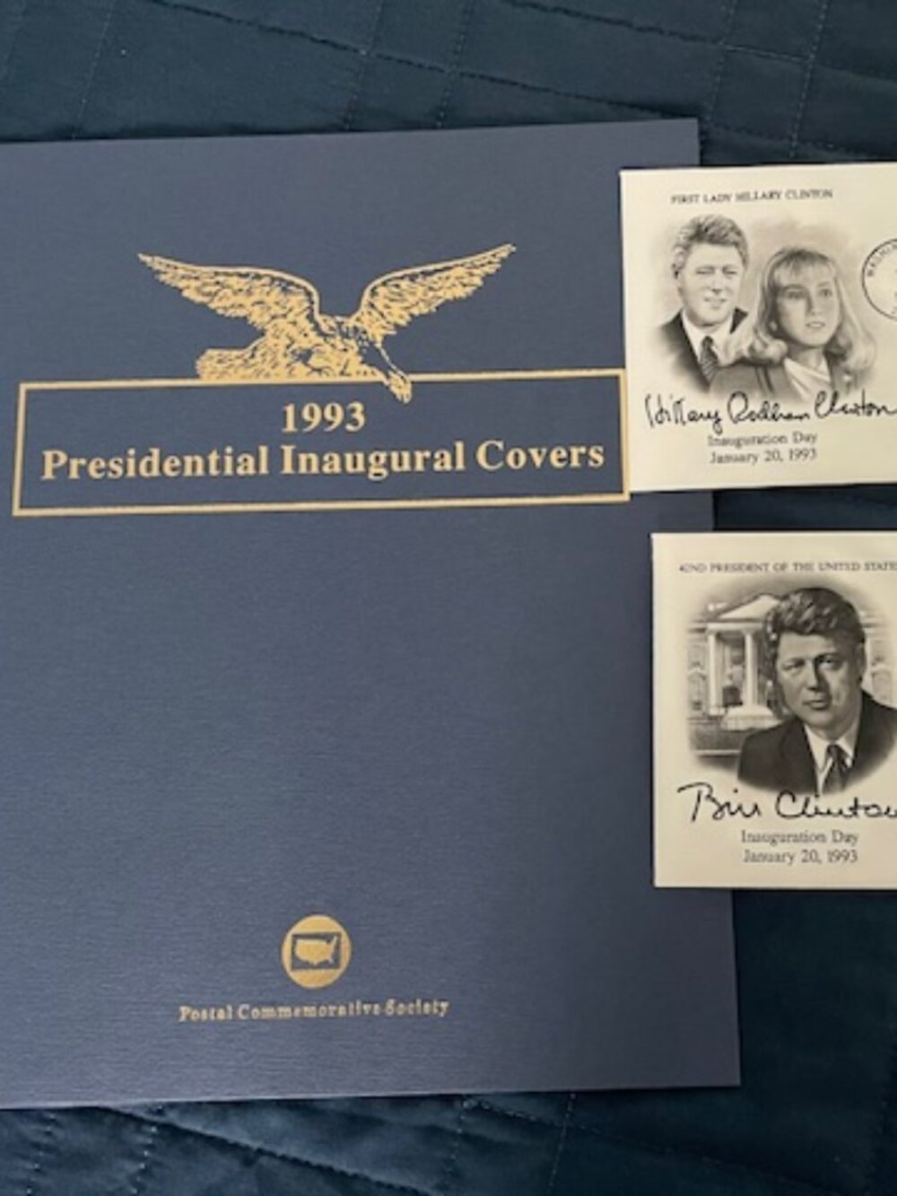 1993 Presidential Inaugural Covers (Set/2) from Postal Commemorative Society